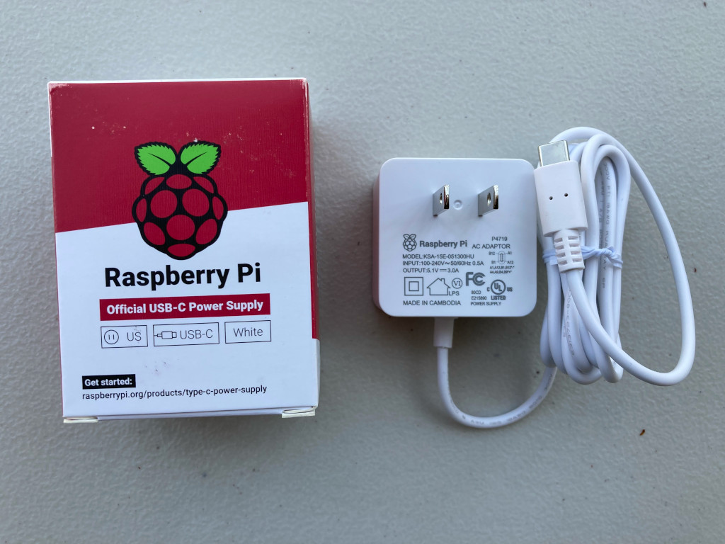 Fuente de Alimentación para Raspberry Pi 4 de 3 Amperes