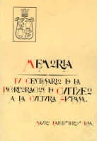 492) Memoria del IV Centenario de la Incorporación de Cuitzeo a la Cultura Hispana
